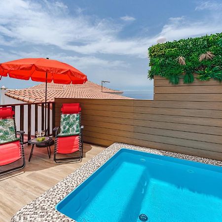 Bungalow Private Pool Bbq Air Conditioning Stunning Ocean View Costa Adeje  Exterior photo