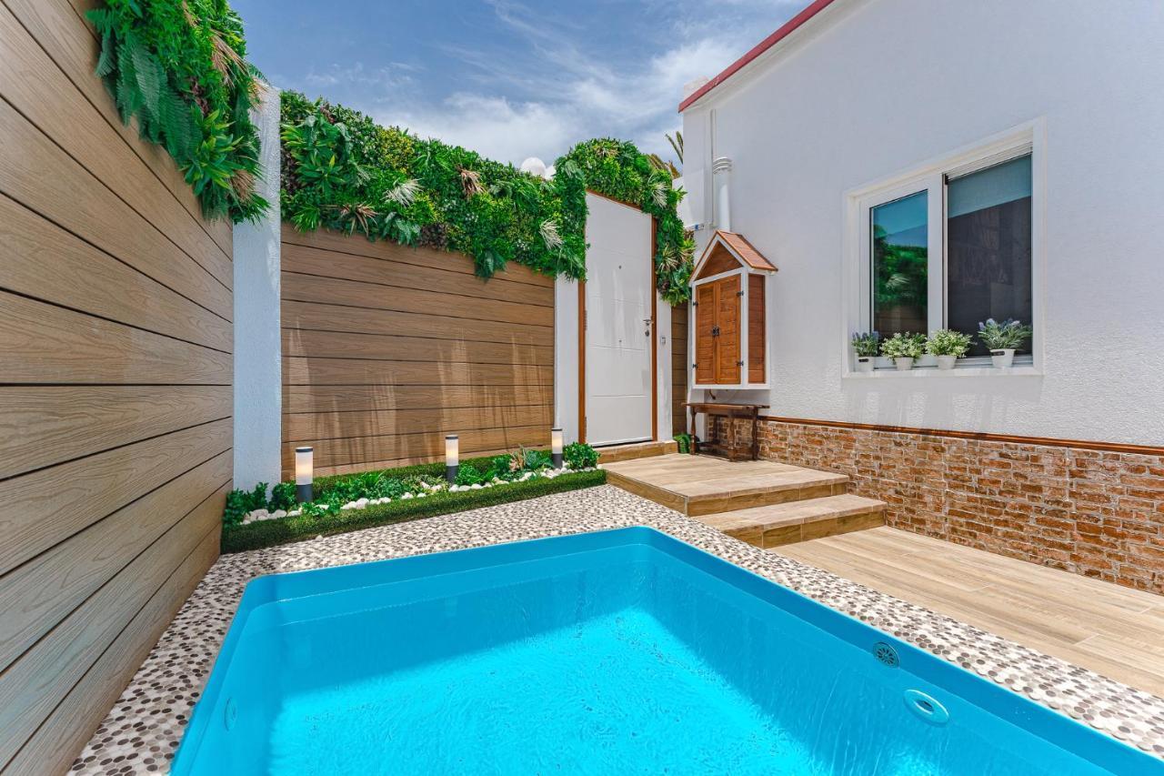 Bungalow Private Pool Bbq Air Conditioning Stunning Ocean View Costa Adeje  Exterior photo