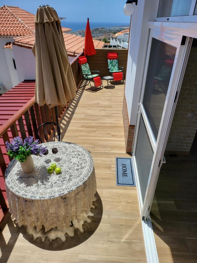 Bungalow Private Pool Bbq Air Conditioning Stunning Ocean View Costa Adeje  Exterior photo