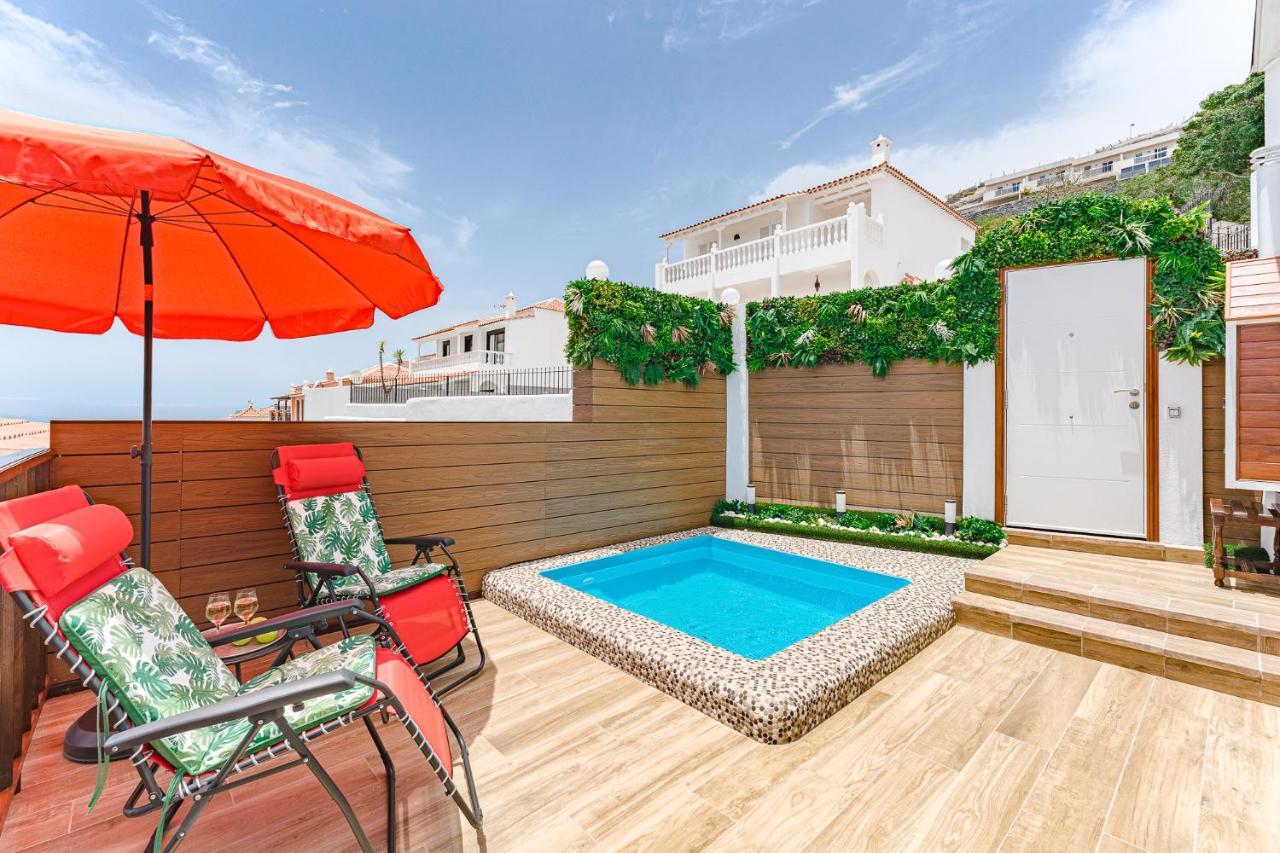 Bungalow Private Pool Bbq Air Conditioning Stunning Ocean View Costa Adeje  Exterior photo